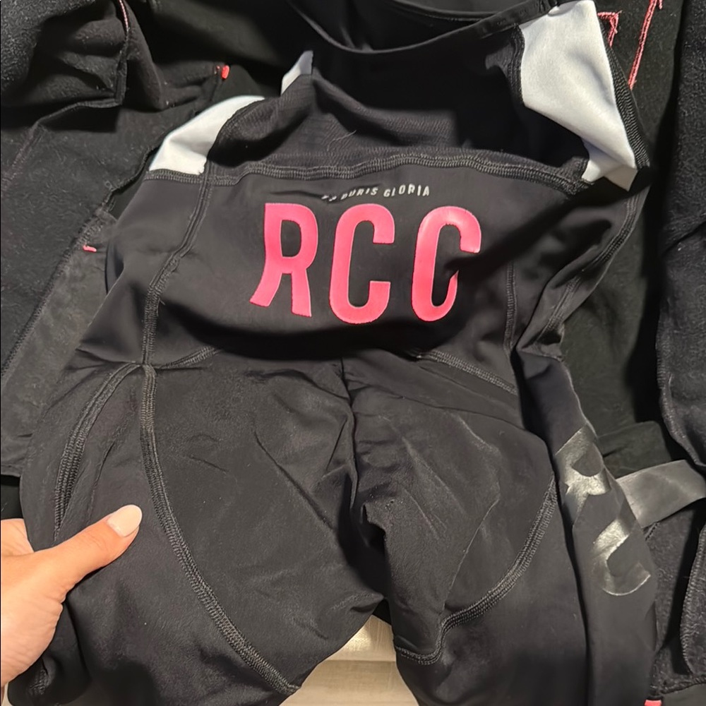 Rapha Black small Cycling Suit and Rapha large jacket with Pink Details - Picture 6 of 6